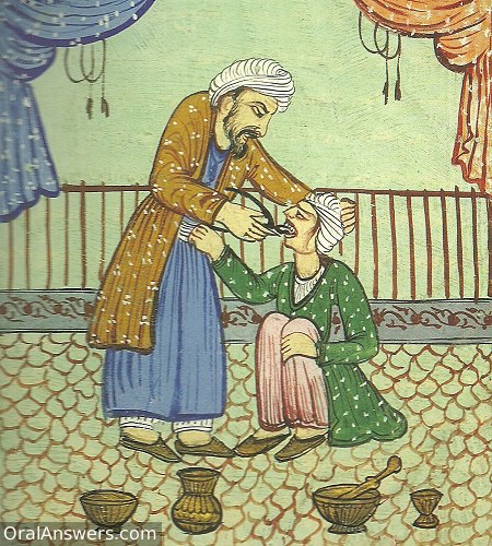 دندانپزشک ایرانی قرن هجدهم در حال دندان کشیدن 